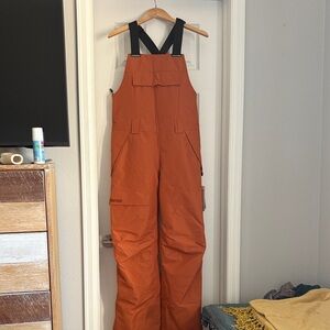 Orange Marmot Bibs never worn